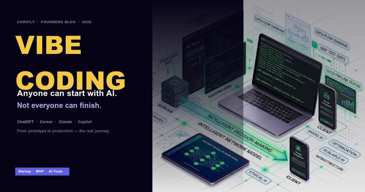 Vibe Coding Your Startup? Here's Where It Breaks — And What to Do Next